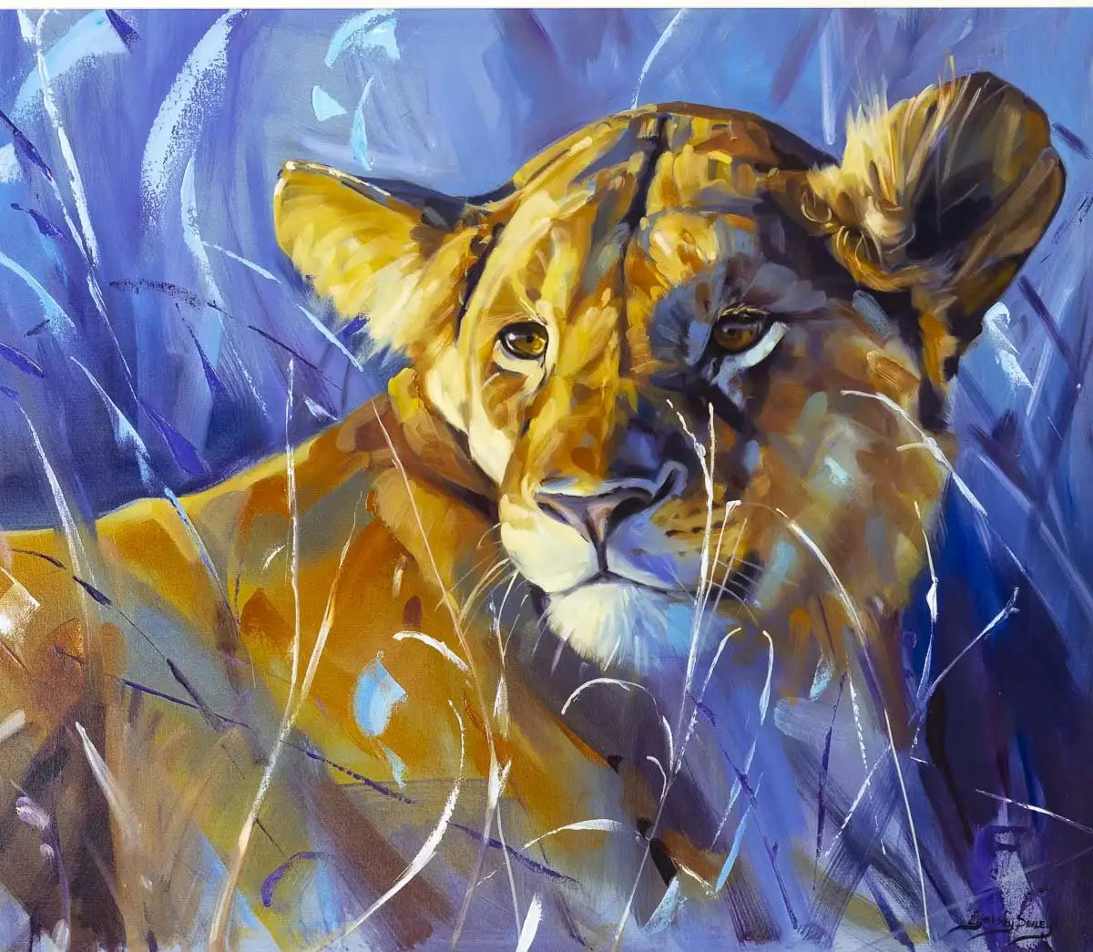 Her Majesty - Original - SOLD by artist Lyndsey Selley - Wyecliffe Galleries
