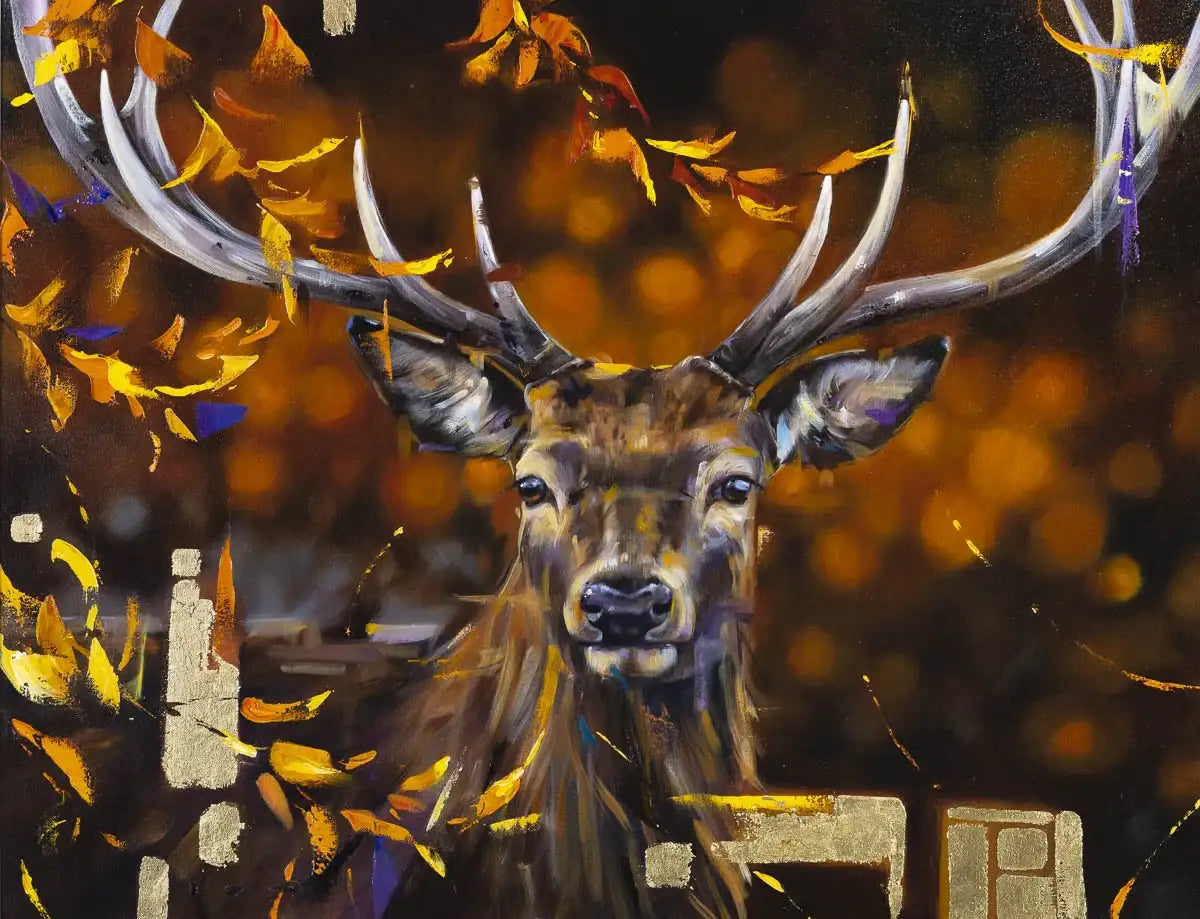 In the Wild - Original - SOLD by artist Lyndsey Selley - Wyecliffe Galleries