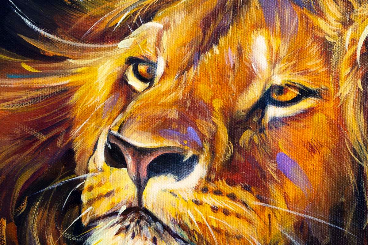 Majestic - Original - SOLD by artist Lyndsey Selley - Wyecliffe Galleries