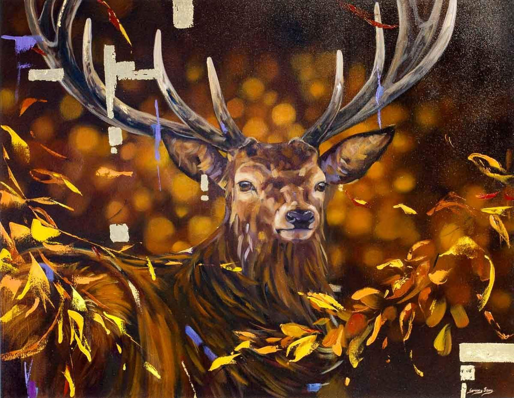 The Explorer - Original SOLD by artist Lyndsey Selley - Wyecliffe Galleries