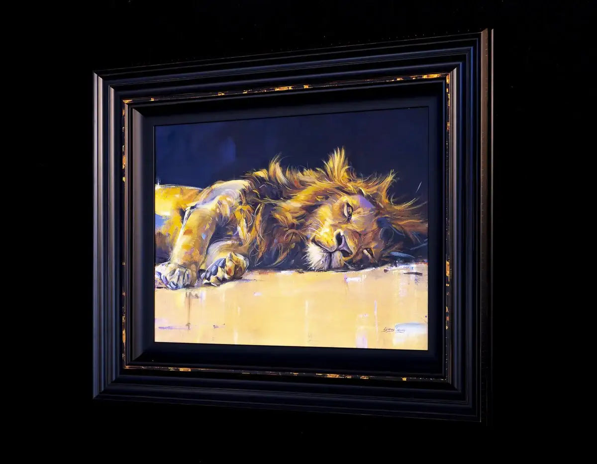 The King - Original - SOLD by artist Lyndsey Selley - Wyecliffe Galleries