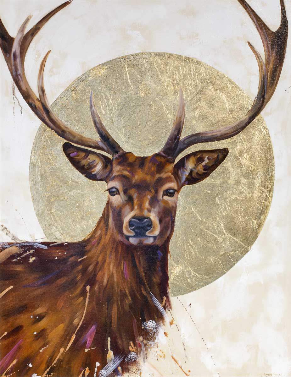 The Wanderer - Original - SOLD by artist Lyndsey Selley - Wyecliffe Galleries