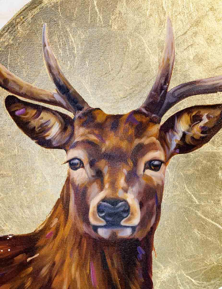 The Wanderer - Original - SOLD by artist Lyndsey Selley - Wyecliffe Galleries