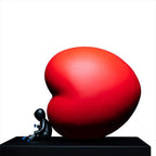 Feed the Birds - Sculpture - SOLD by artist Mackenzie Thorpe - Wyecliffe Galleries