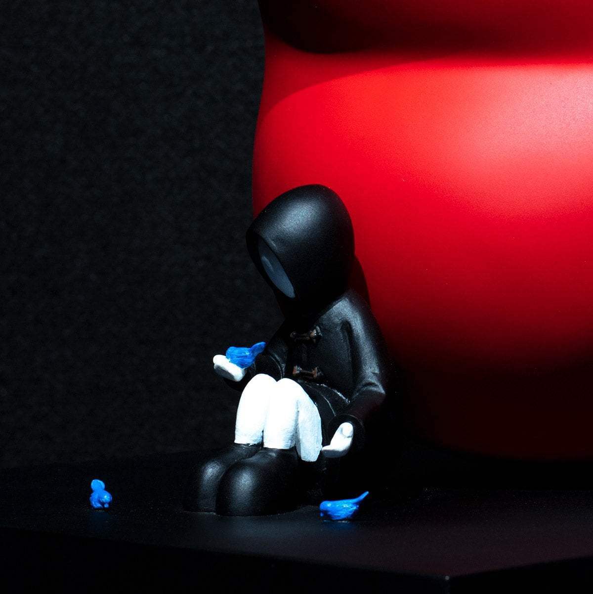 Feed the Birds - Sculpture - SOLD by artist Mackenzie Thorpe - Wyecliffe Galleries