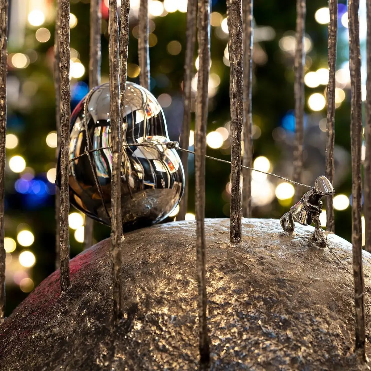 Love in the Forest - Sculpture - SOLD by artist Mackenzie Thorpe - Wyecliffe Galleries