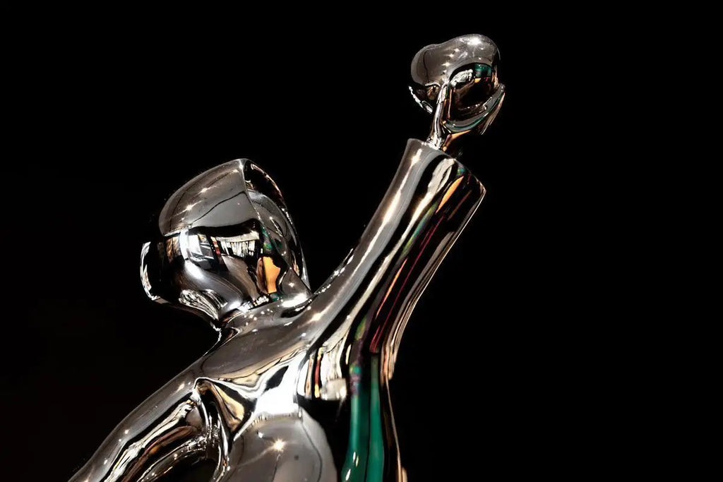 The Love Picker - Sculpture - SOLD by artist Mackenzie Thorpe - Wyecliffe Galleries