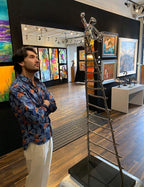 The Love Picker - Sculpture - SOLD by artist Mackenzie Thorpe - Wyecliffe Galleries