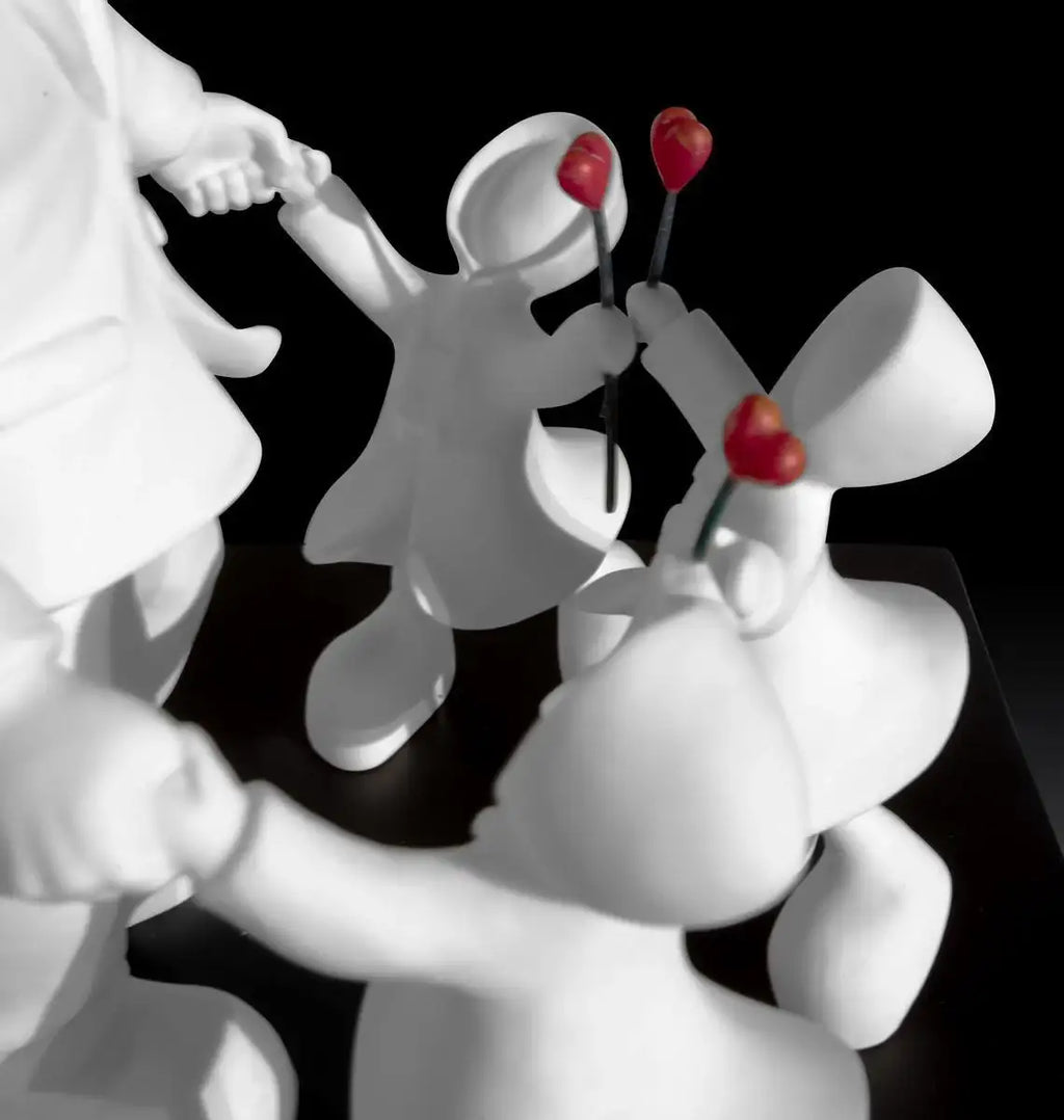 Three Times The Love - Sculpture - SOLD by artist Mackenzie Thorpe - Wyecliffe Galleries