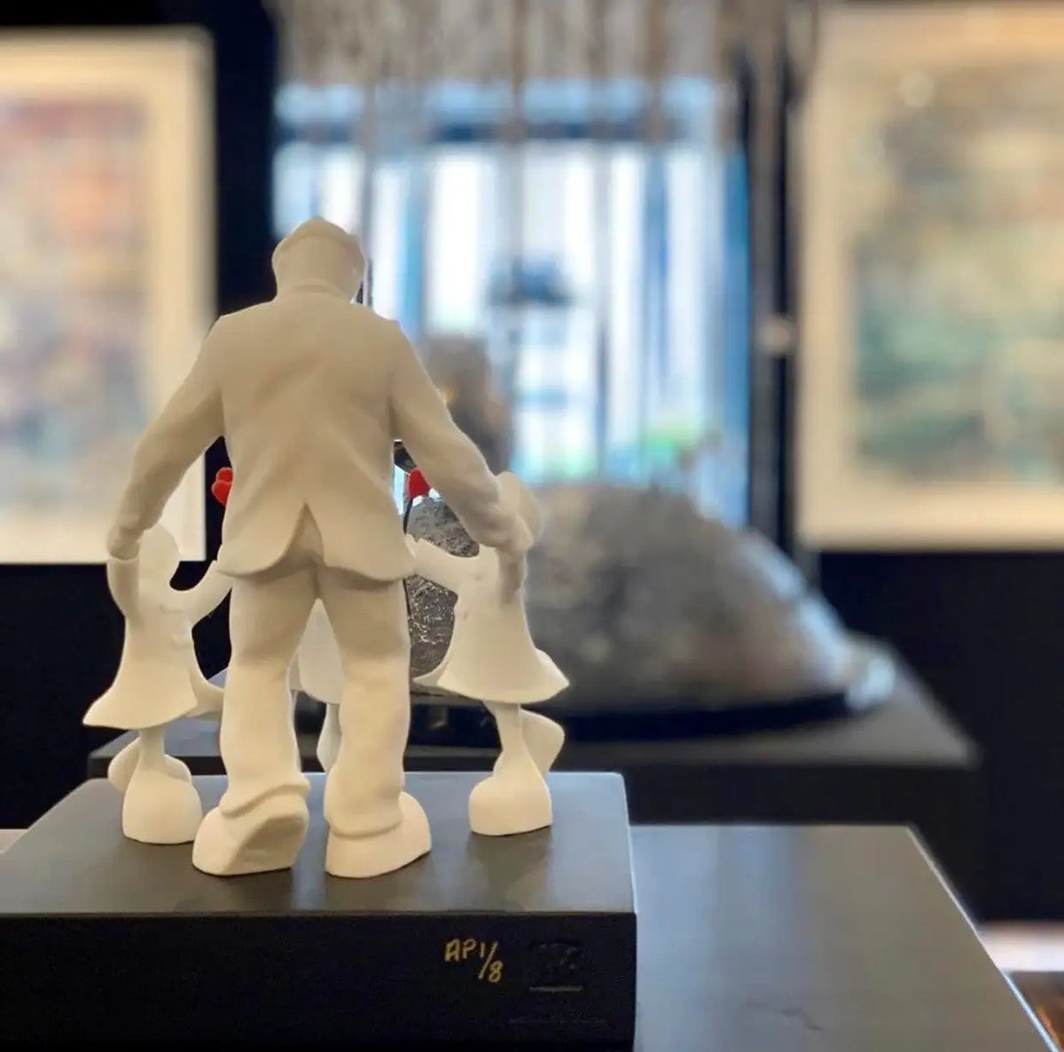 Three Times The Love - Sculpture - SOLD by artist Mackenzie Thorpe - Wyecliffe Galleries