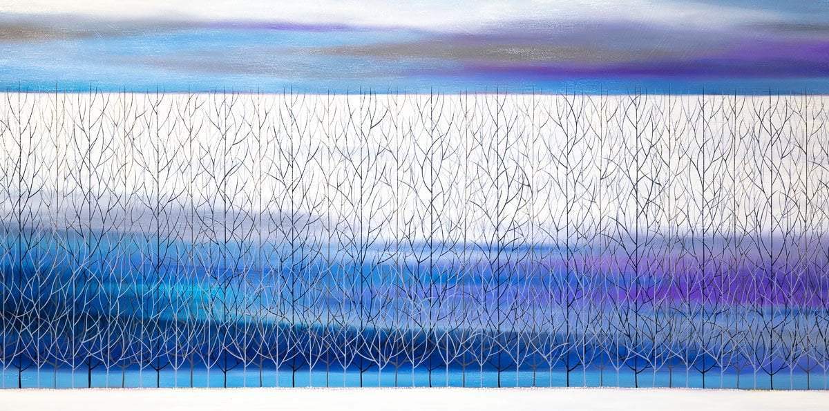 A Breezy Walk - Original - SOLD by artist Mary Johnston - Wyecliffe Galleries