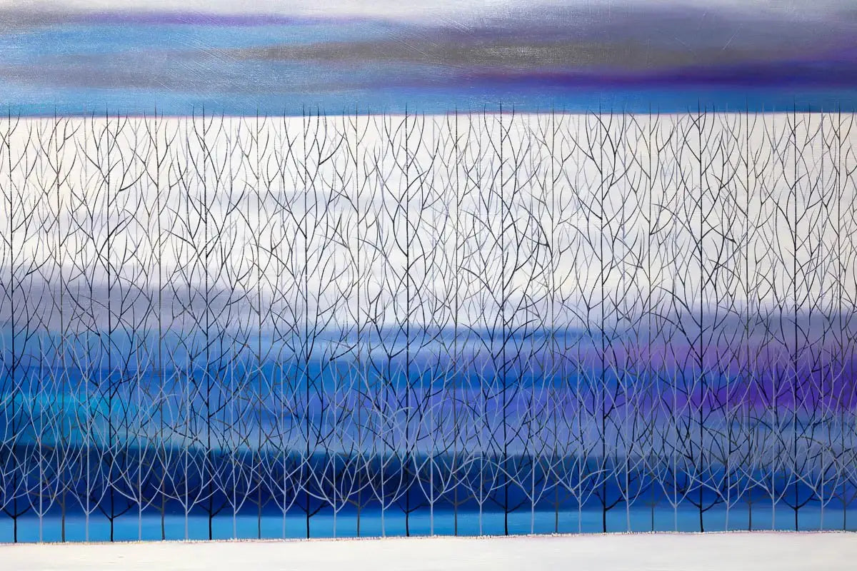 A Breezy Walk - Original - SOLD by artist Mary Johnston - Wyecliffe Galleries