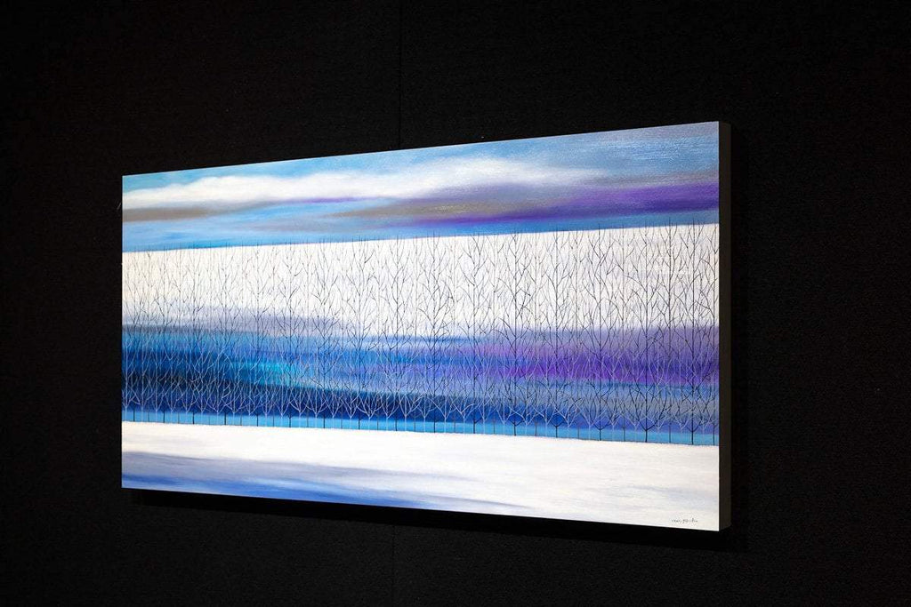 A Breezy Walk - Original - SOLD by artist Mary Johnston - Wyecliffe Galleries