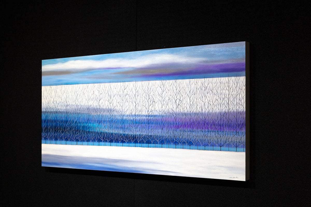 A Breezy Walk - Original - SOLD by artist Mary Johnston - Wyecliffe Galleries