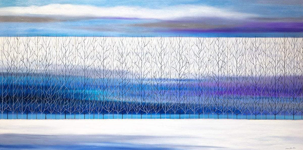 A Breezy Walk - Original - SOLD by artist Mary Johnston - Wyecliffe Galleries