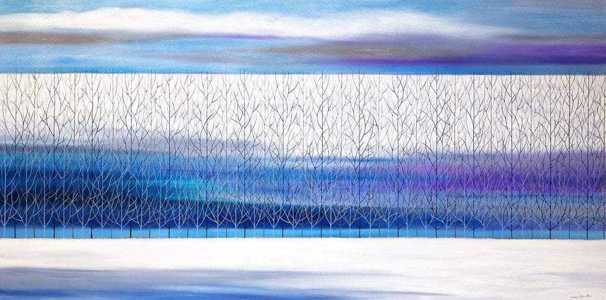 A Breezy Walk - Original - SOLD by artist Mary Johnston - Wyecliffe Galleries