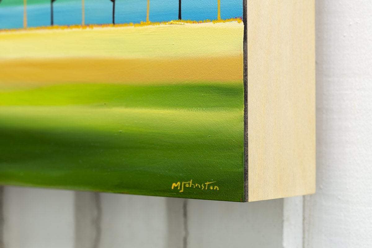 A Green Hue - Original - SOLD by artist Mary Johnston - Wyecliffe Galleries