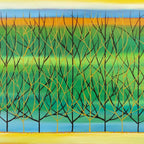 A Green Hue - Original - SOLD by artist Mary Johnston - Wyecliffe Galleries