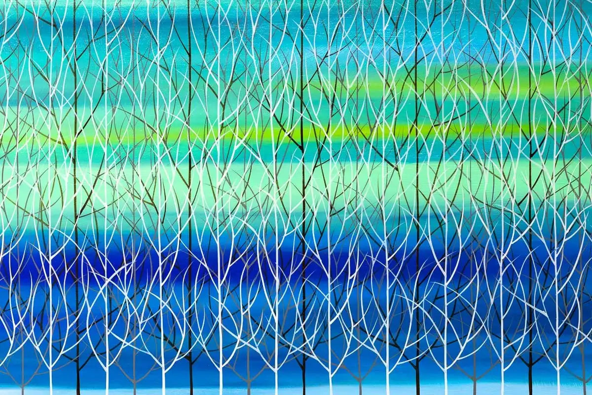 A Peaceful View - Original - SOLD by artist Mary Johnston - Wyecliffe Galleries