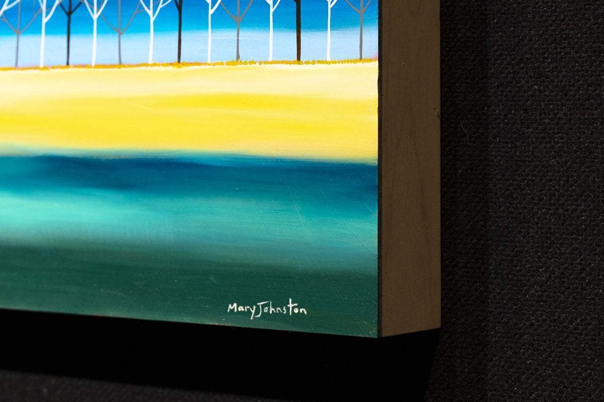 A Peaceful View - Original - SOLD by artist Mary Johnston - Wyecliffe Galleries