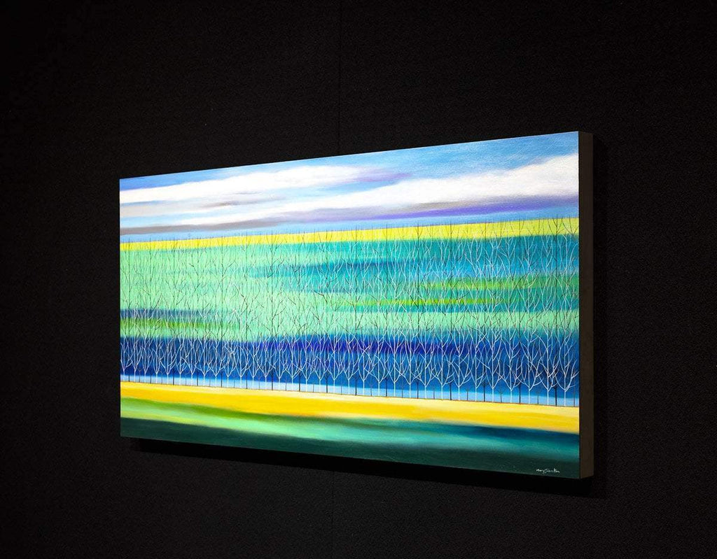 A Peaceful View - Original - SOLD by artist Mary Johnston - Wyecliffe Galleries