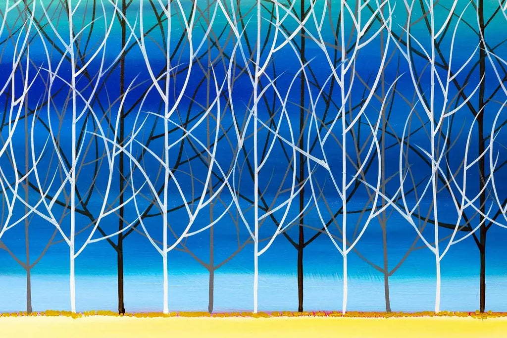 A Peaceful View - Original - SOLD by artist Mary Johnston - Wyecliffe Galleries