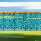 A Touch of Orange - Original - SOLD by artist Mary Johnston - Wyecliffe Galleries