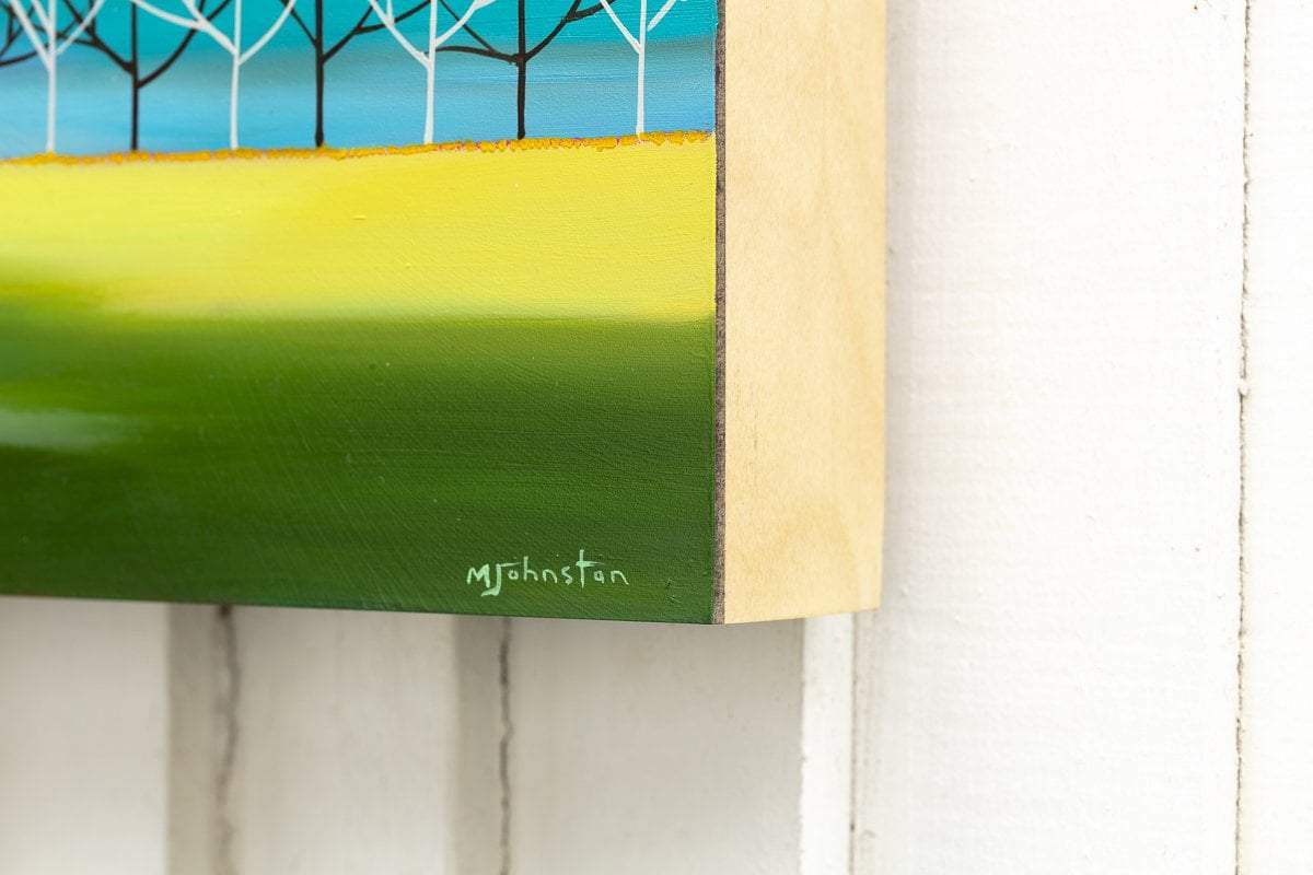 A Touch of Orange - Original - SOLD by artist Mary Johnston - Wyecliffe Galleries