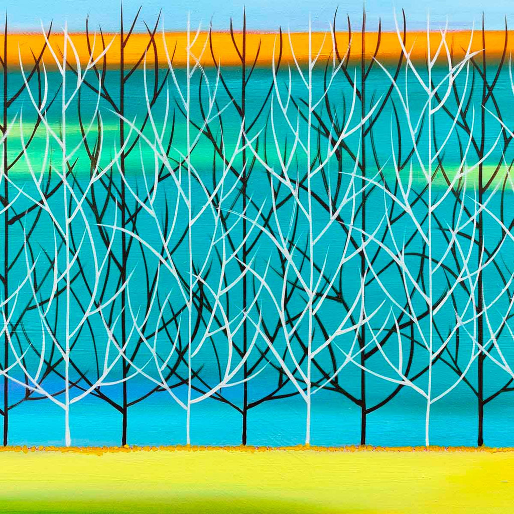 A Touch of Orange - Original - SOLD by artist Mary Johnston - Wyecliffe Galleries