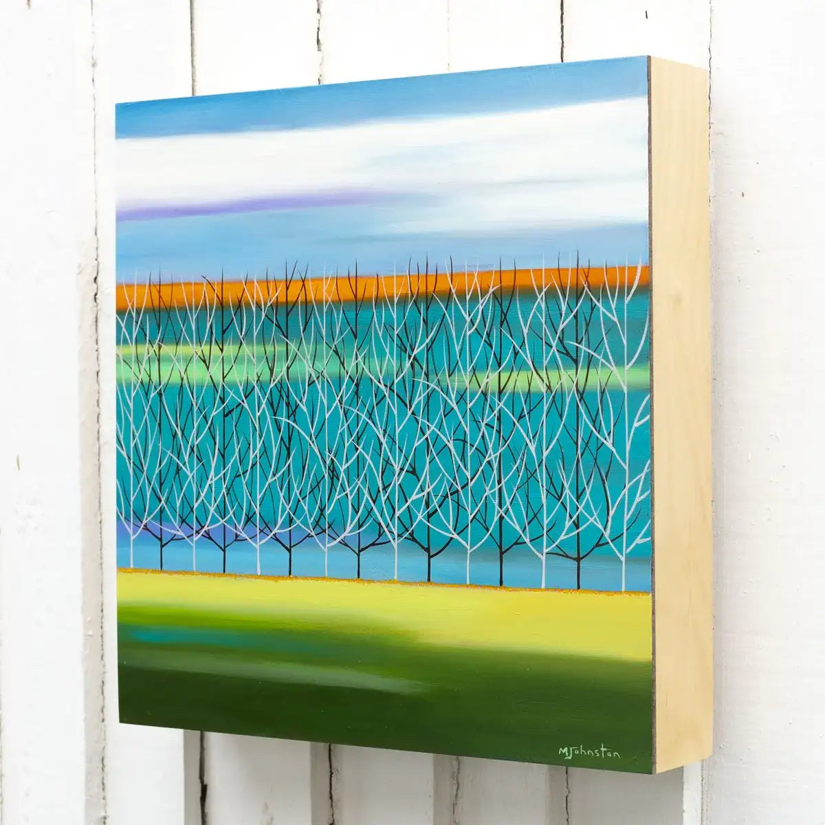 A Touch of Orange - Original - SOLD by artist Mary Johnston - Wyecliffe Galleries