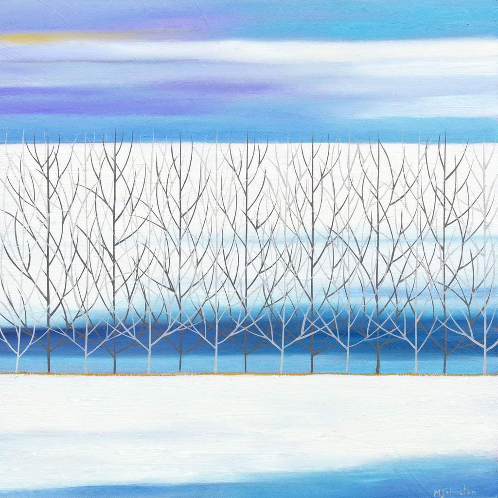 A Violet Haze - Original - SOLD by artist Mary Johnston - Wyecliffe Galleries