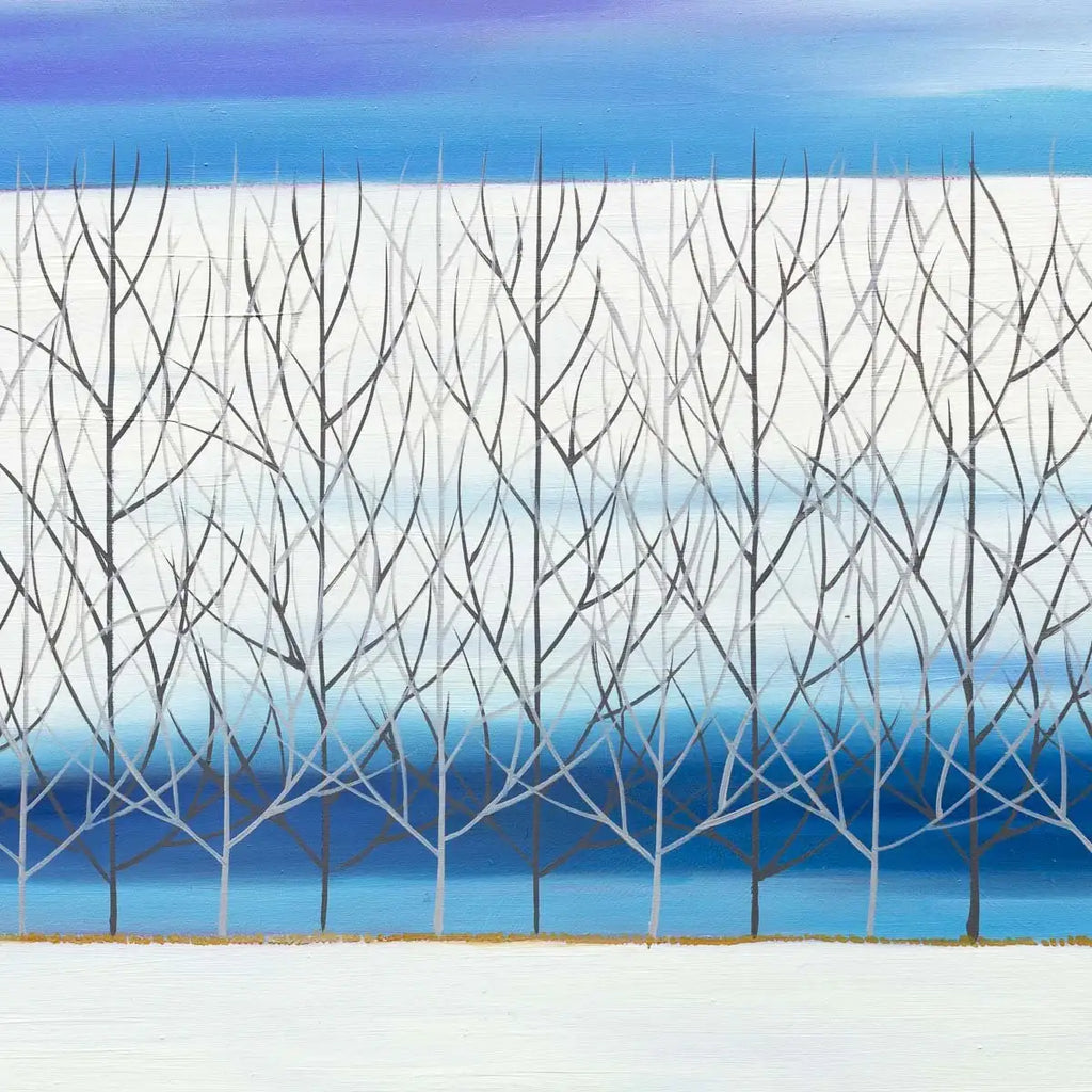 A Violet Haze - Original - SOLD by artist Mary Johnston - Wyecliffe Galleries