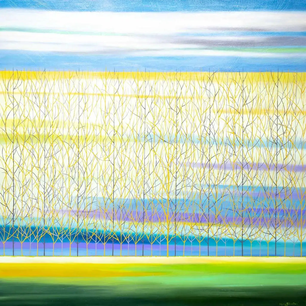 A Warm Welcome - Original - SOLD by artist Mary Johnston - Wyecliffe Galleries