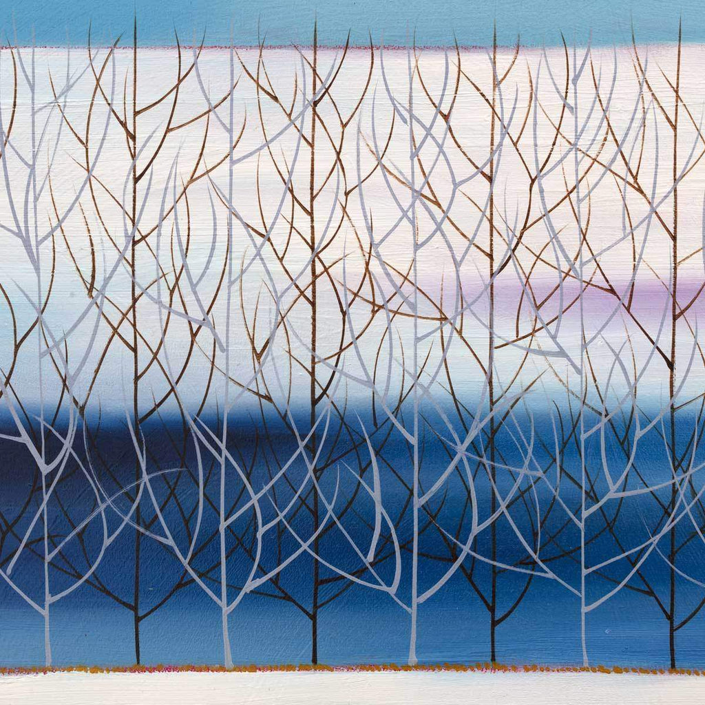 A Winter View - Original - SOLD by artist Mary Johnston - Wyecliffe Galleries