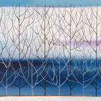 A Winter View - Original - SOLD by artist Mary Johnston - Wyecliffe Galleries