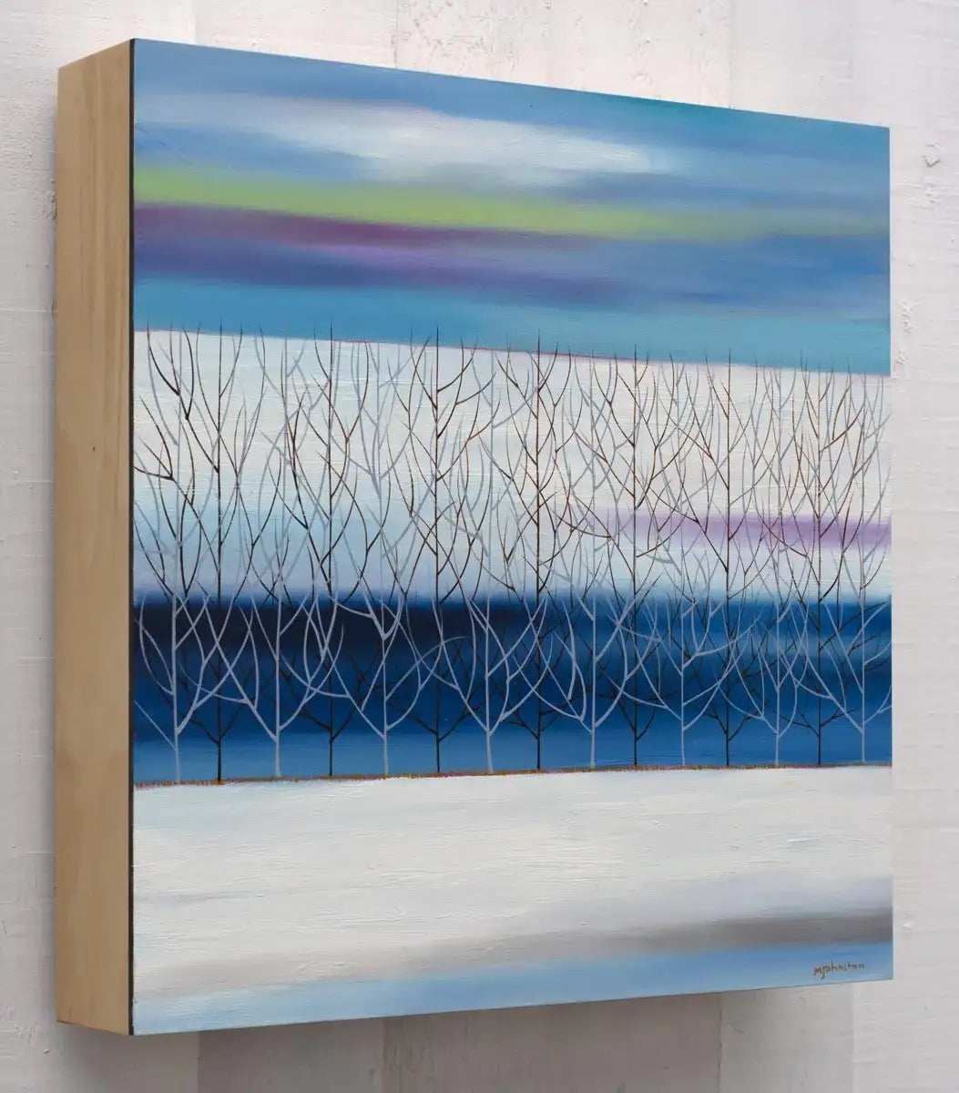 A Winter View - Original - SOLD by artist Mary Johnston - Wyecliffe Galleries