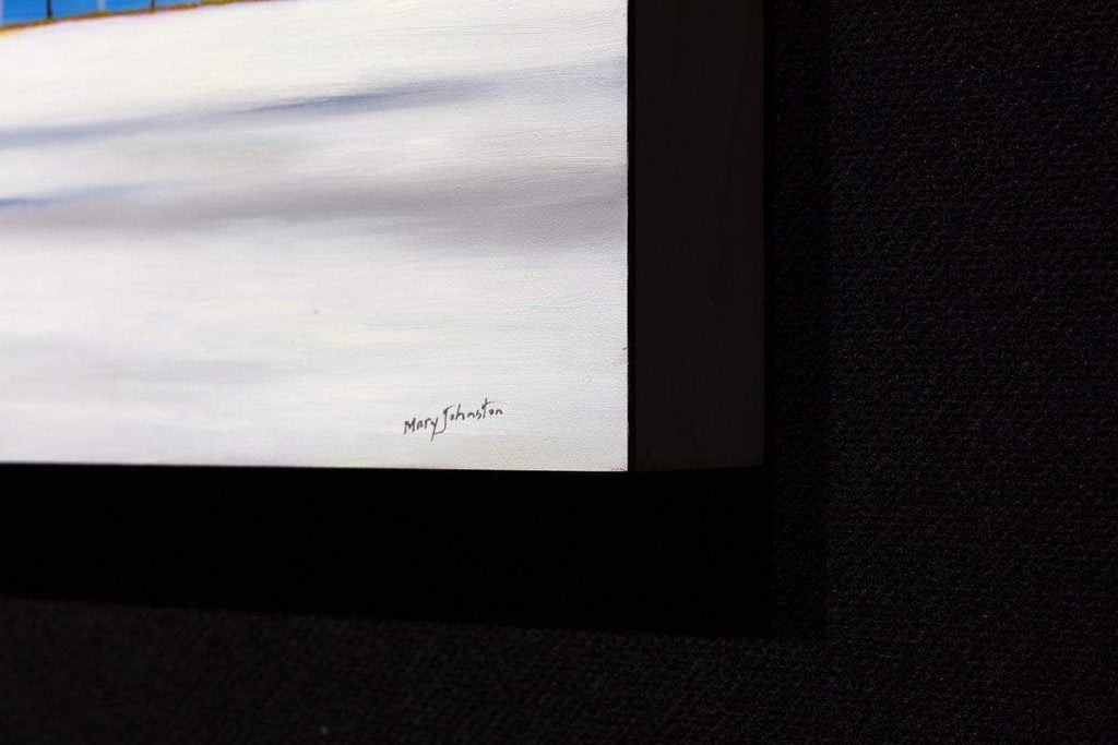 As Cold As Blue - Original - SOLD by artist Mary Johnston - Wyecliffe Galleries