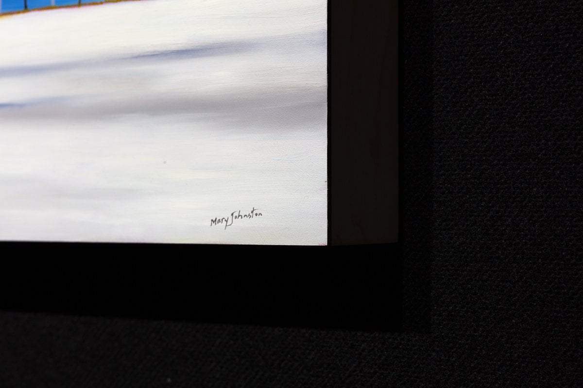 As Cold As Blue - Original - SOLD by artist Mary Johnston - Wyecliffe Galleries