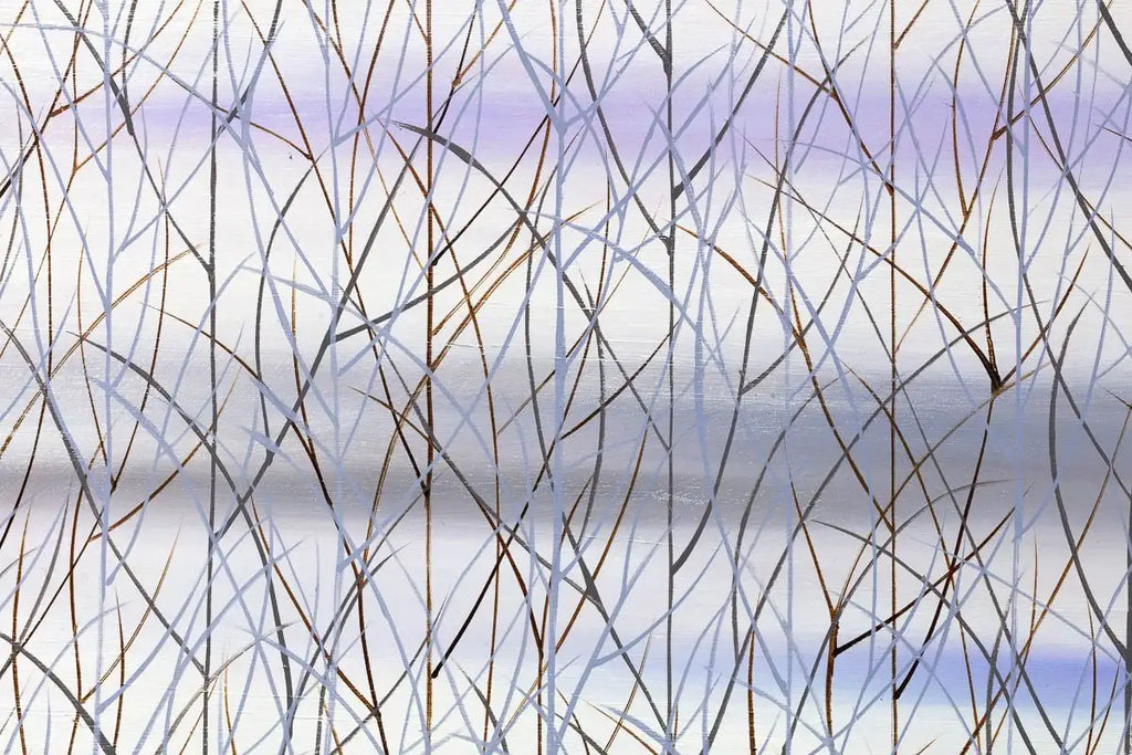 As Cold As Blue - Original - SOLD by artist Mary Johnston - Wyecliffe Galleries