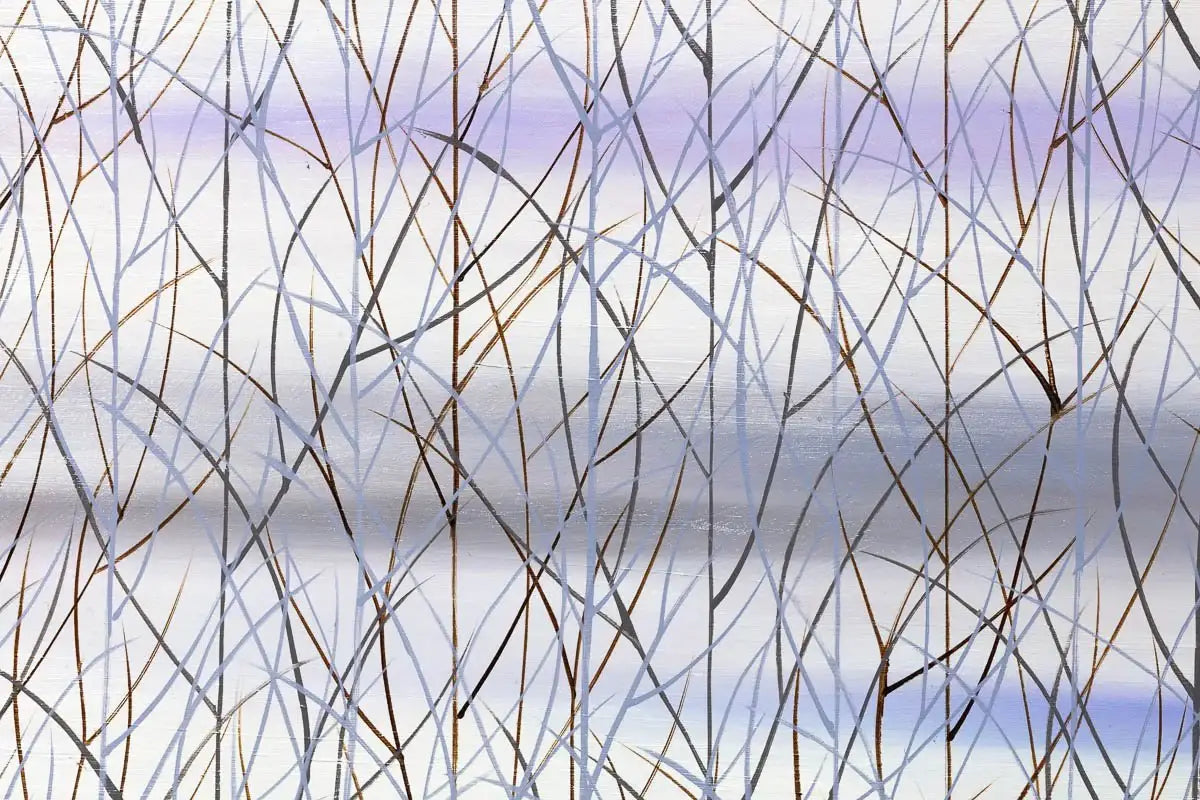 As Cold As Blue - Original - SOLD by artist Mary Johnston - Wyecliffe Galleries