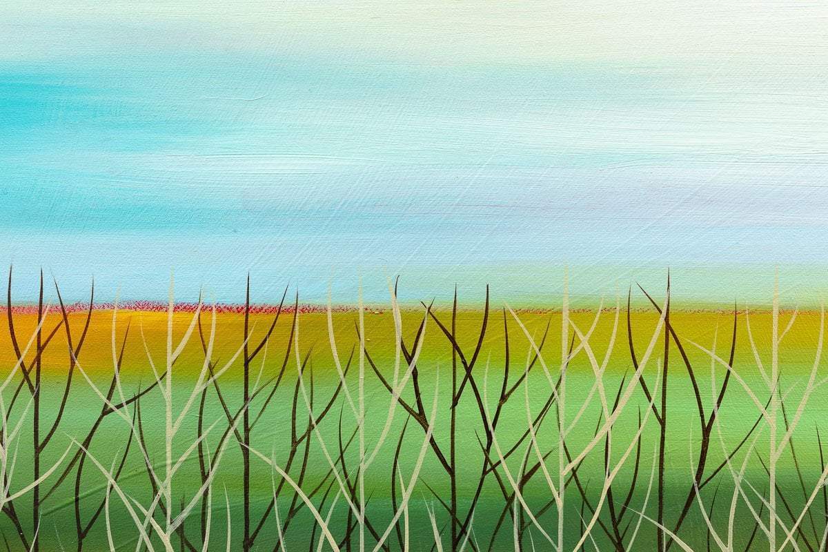 As The Colours Pass - Original - SOLD by artist Mary Johnston - Wyecliffe Galleries