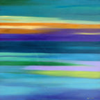 Blue Waters - Original - SOLD by artist Mary Johnston - Wyecliffe Galleries