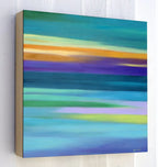 Blue Waters - Original - SOLD by artist Mary Johnston - Wyecliffe Galleries