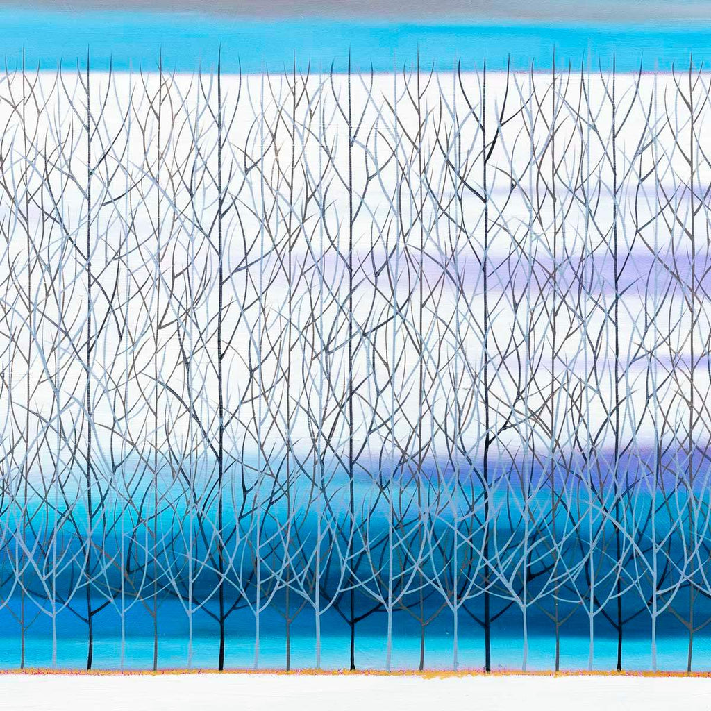 Cool Colours - Original - SOLD by artist Mary Johnston - Wyecliffe Galleries