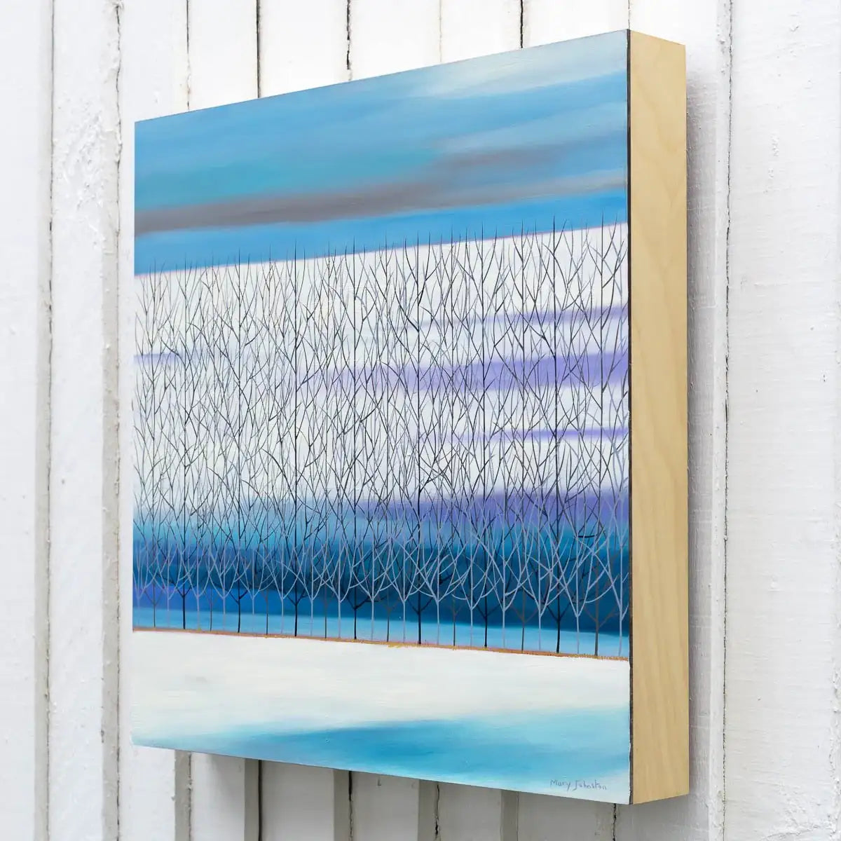 Cool Colours - Original - SOLD by artist Mary Johnston - Wyecliffe Galleries