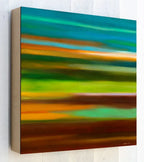 Green Haze - Original - SOLD by artist Mary Johnston - Wyecliffe Galleries