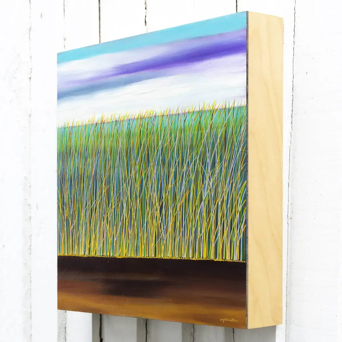 Into The Grassland - Original - SOLD by artist Mary Johnston - Wyecliffe Galleries