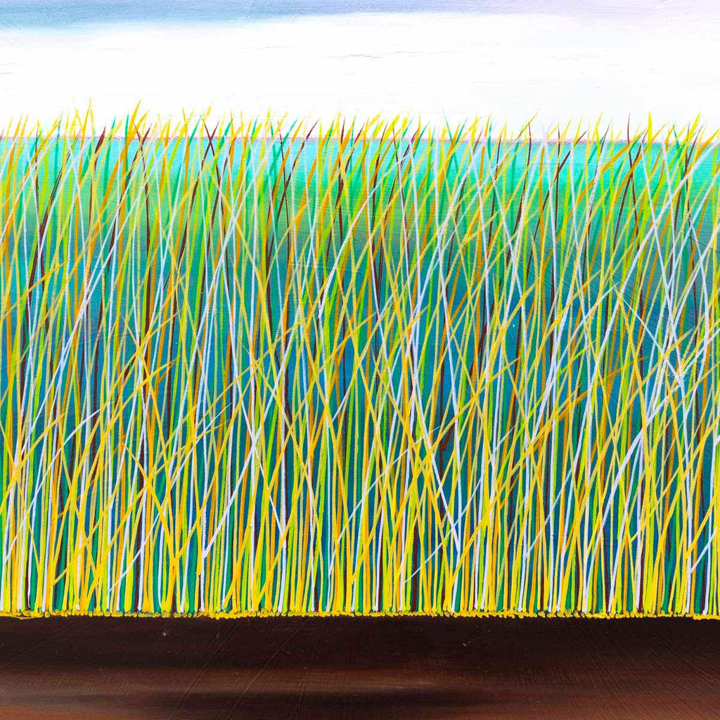 Into The Grassland - Original - SOLD by artist Mary Johnston - Wyecliffe Galleries