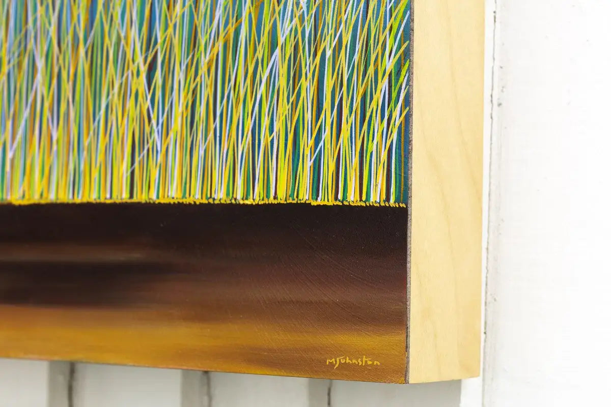 Into The Grassland - Original - SOLD by artist Mary Johnston - Wyecliffe Galleries