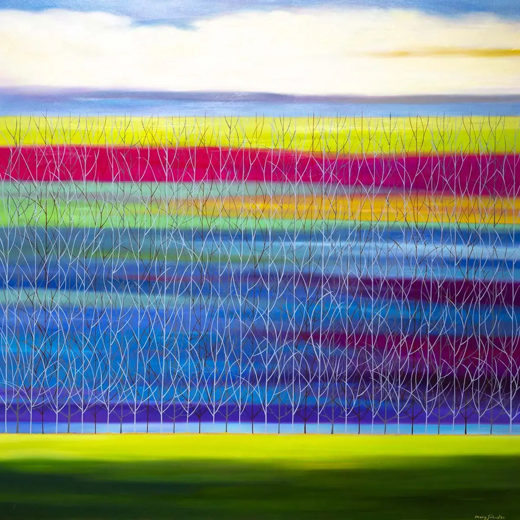 Mystic Meadows - Original - SOLD by artist Mary Johnston - Wyecliffe Galleries